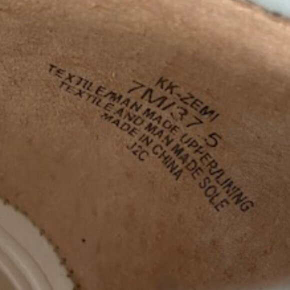 NWT KELLY & KATIE Zemi Denim Blue Tweed Espadrille Slip-On Shoes 7 - Picture 7 of 13